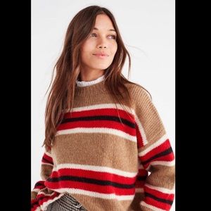 Urban Outfitters Red Stripe Sweater Small